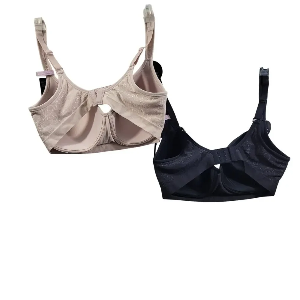 Bali Comfort Cool Comfort Fabric Lot of 2 Wireless Bras NWT Size 38D 121824-1004 - Picture 7 of 8